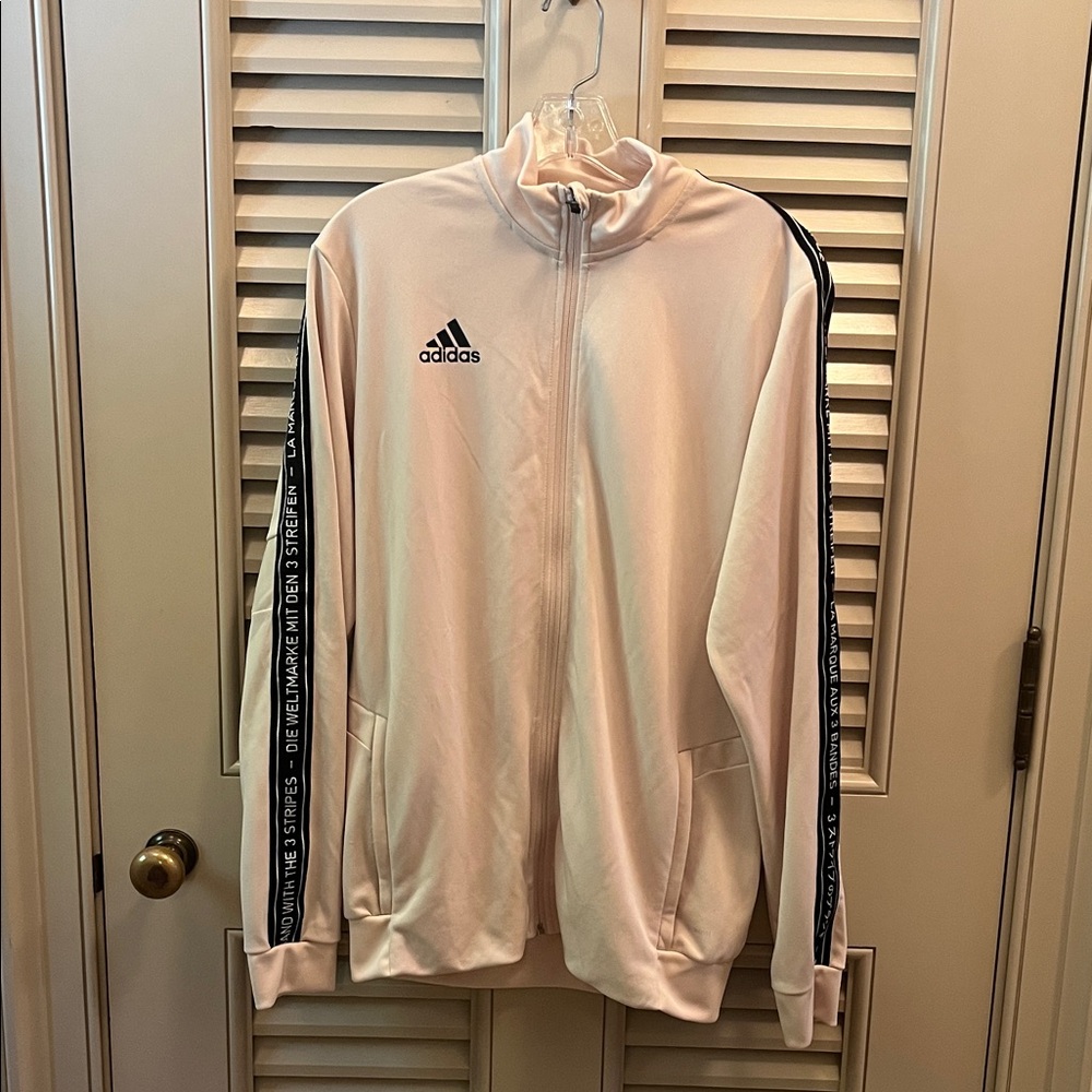 Adidas Full-Zip Jacket with Black Accents